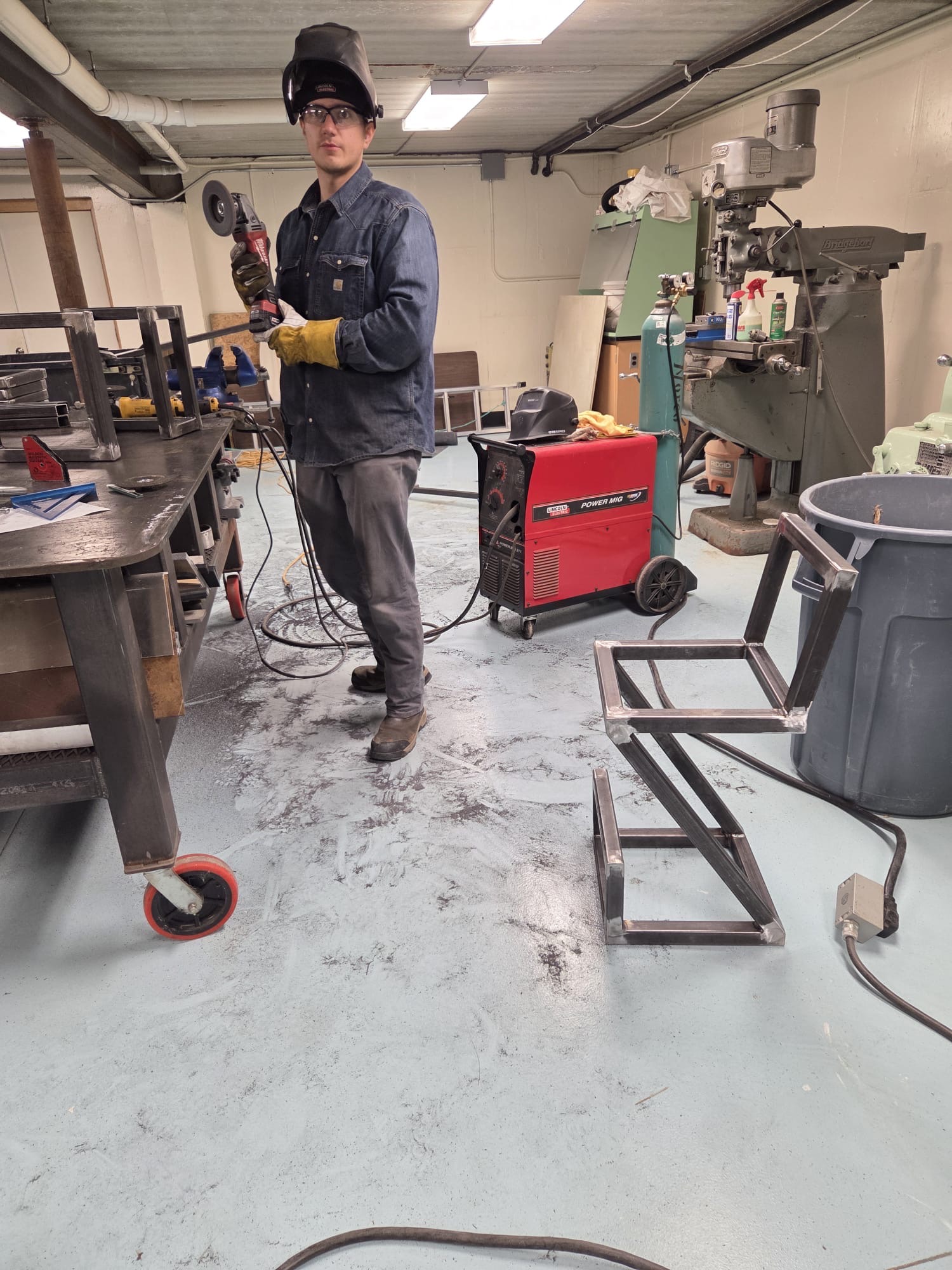 Welding the Bolt frame