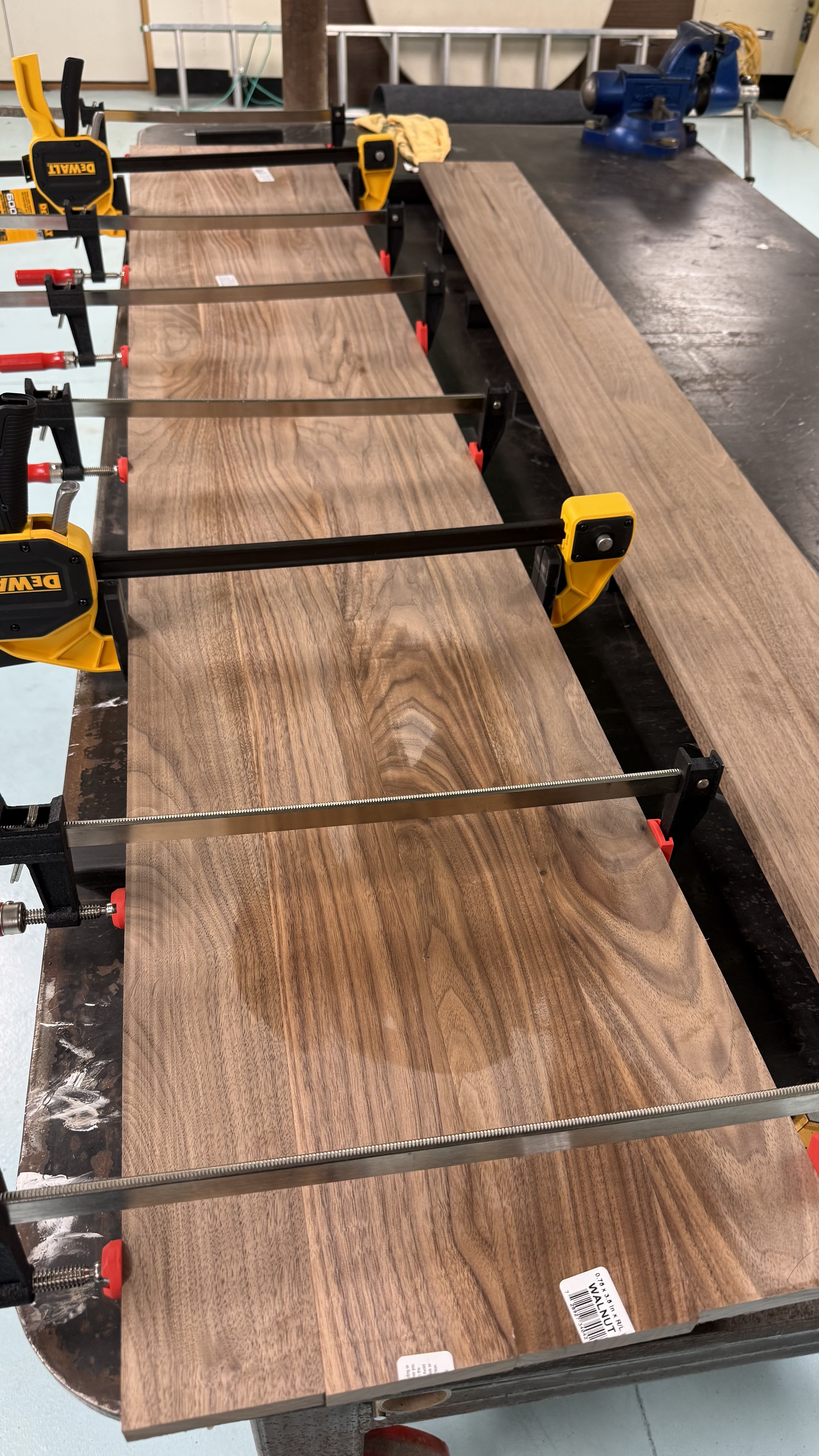 Bolt Bar Chair frame being built