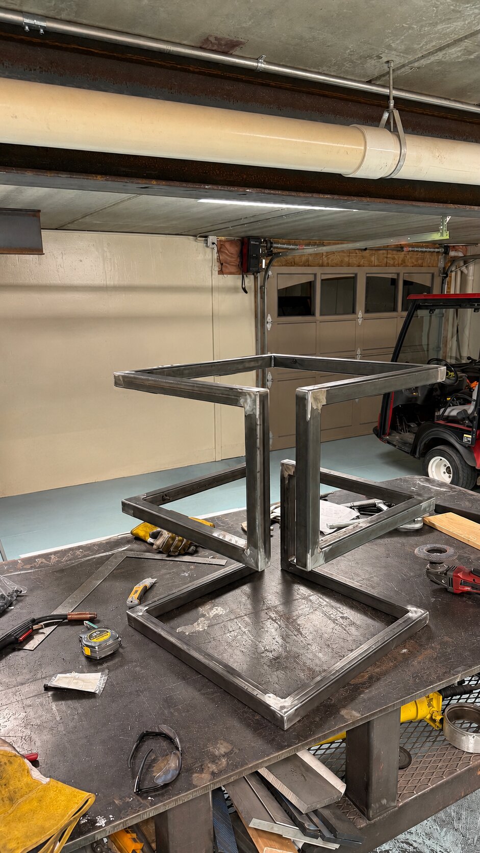 Welding the Pivot frame