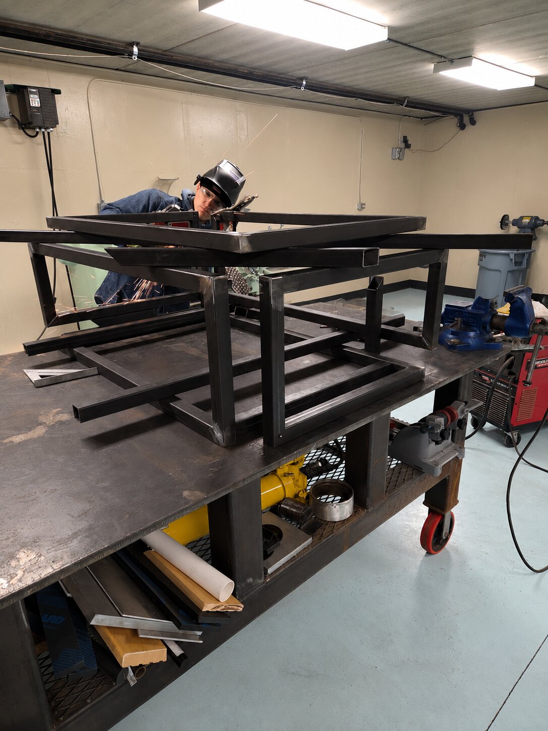 Welding the Strata frame